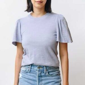 NATION LTD Savanna Flutter Slub Tee